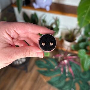 ONE of two Maya threadless heart end